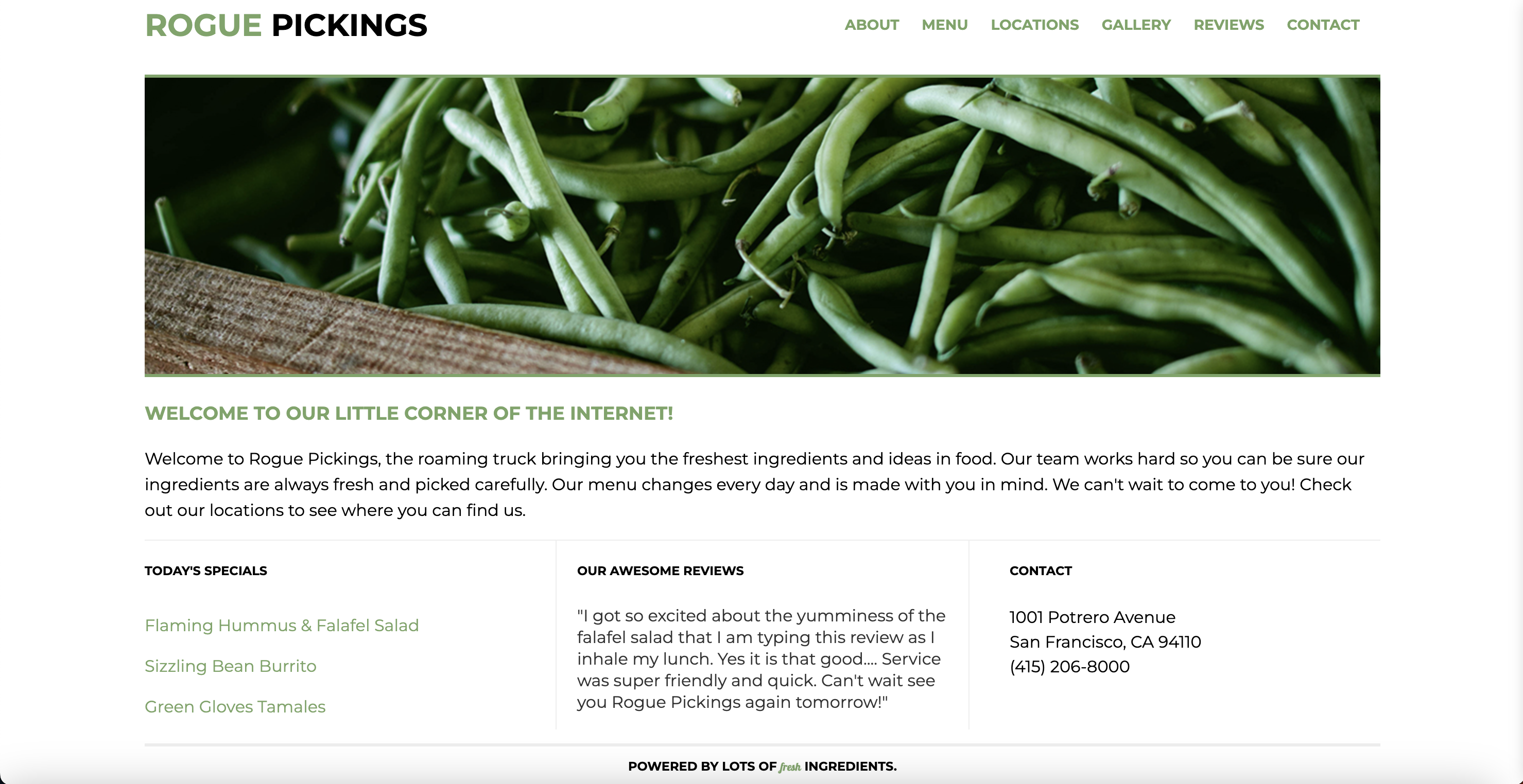 Rogue Pickings Homepage